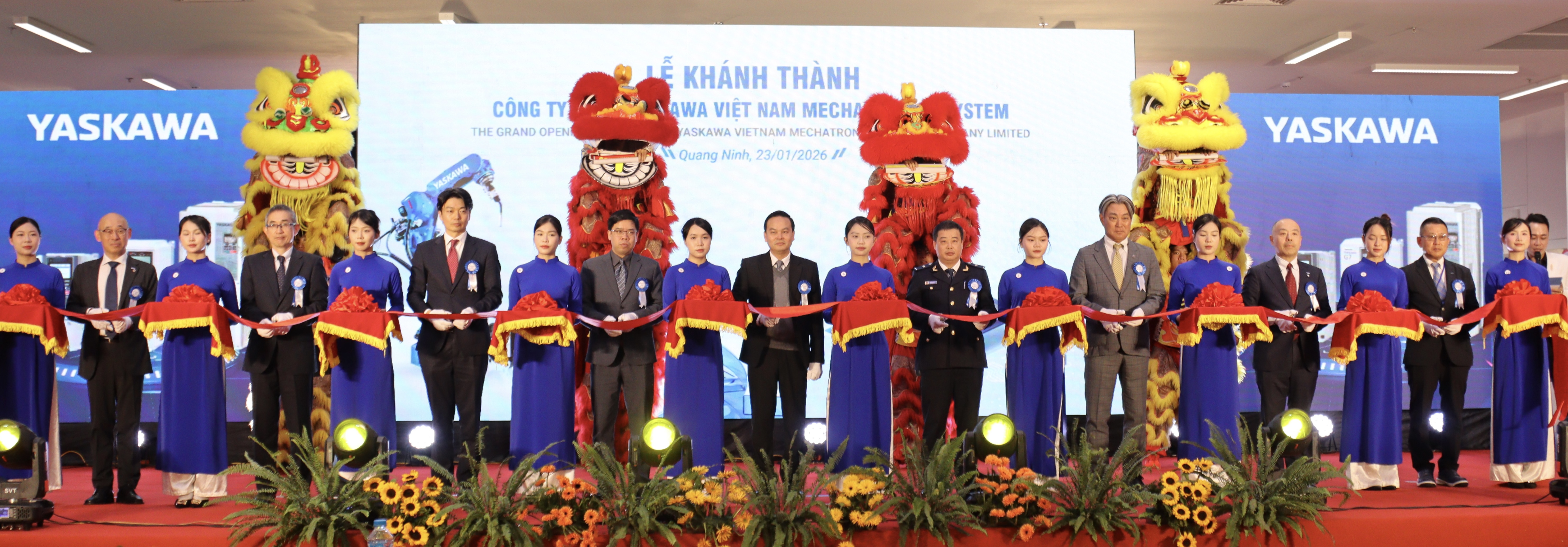 安川電機様 竣工式